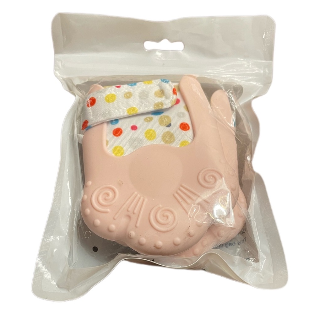 Infant Teething Silicone Mittens with Changeable Insert
